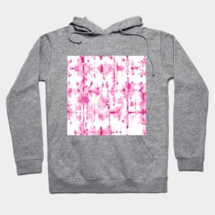 Pink abstract texture pattern Hoodie